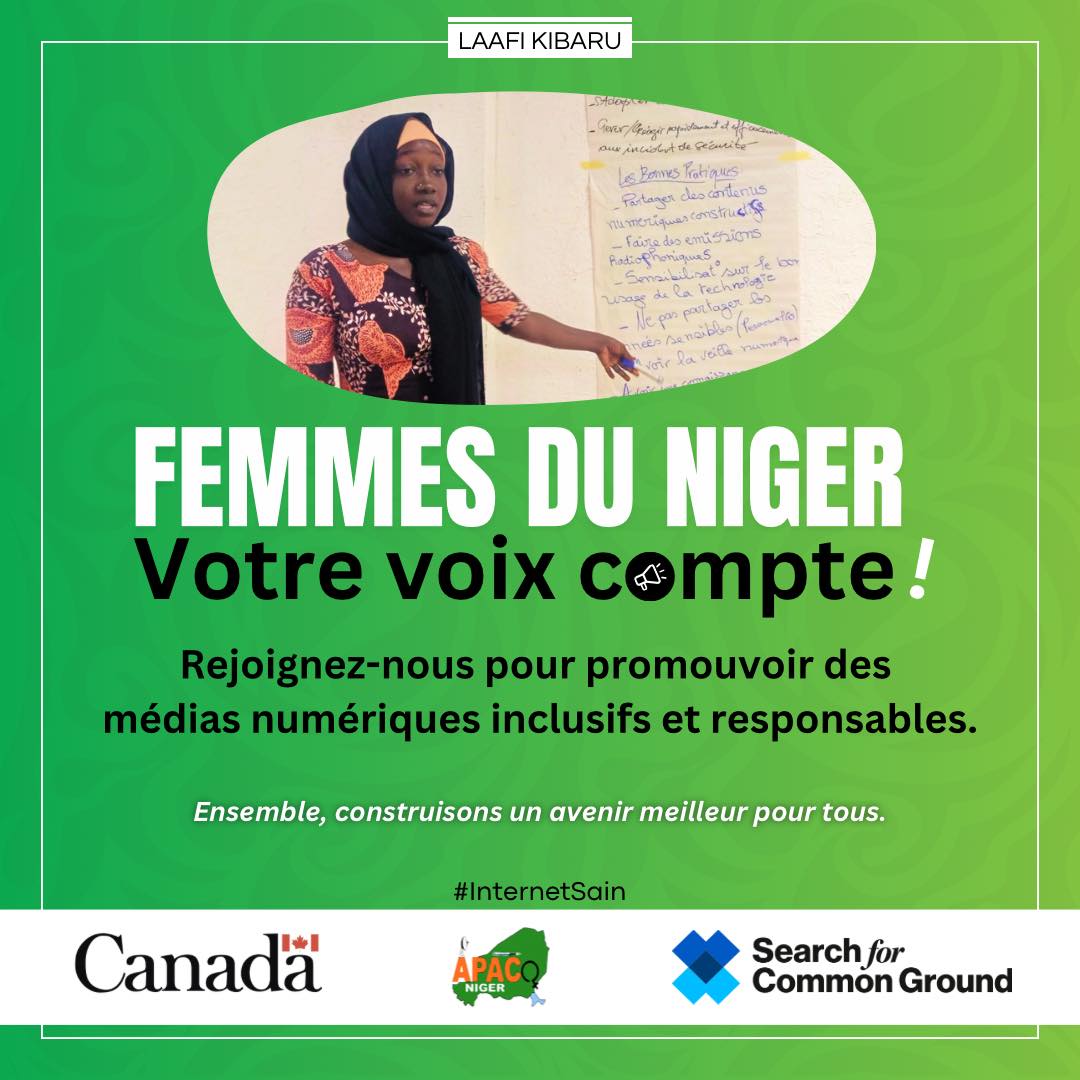 FEMMES DU NIGER votre voix compte 